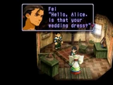 Fei speaking to Alice.
