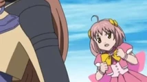 Sailor MOMO.jpg (13 KB) MOMO standing behind Shion.