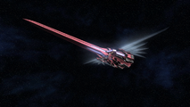 The Durandal in space.