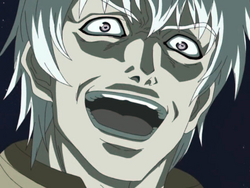 Albedo laughing wildly.