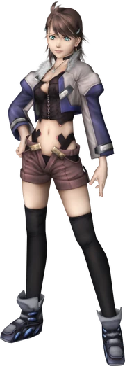 The Flower Of 1st Division in her adventurewear for Episode III.