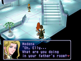 Medena questioning Elly.