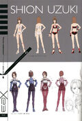 Swimsuit and early designs by CHOCO.