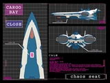 Screen readout from chaos' seat, indicating the cargo bay is closed.