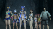 The cast... in swimsuits.