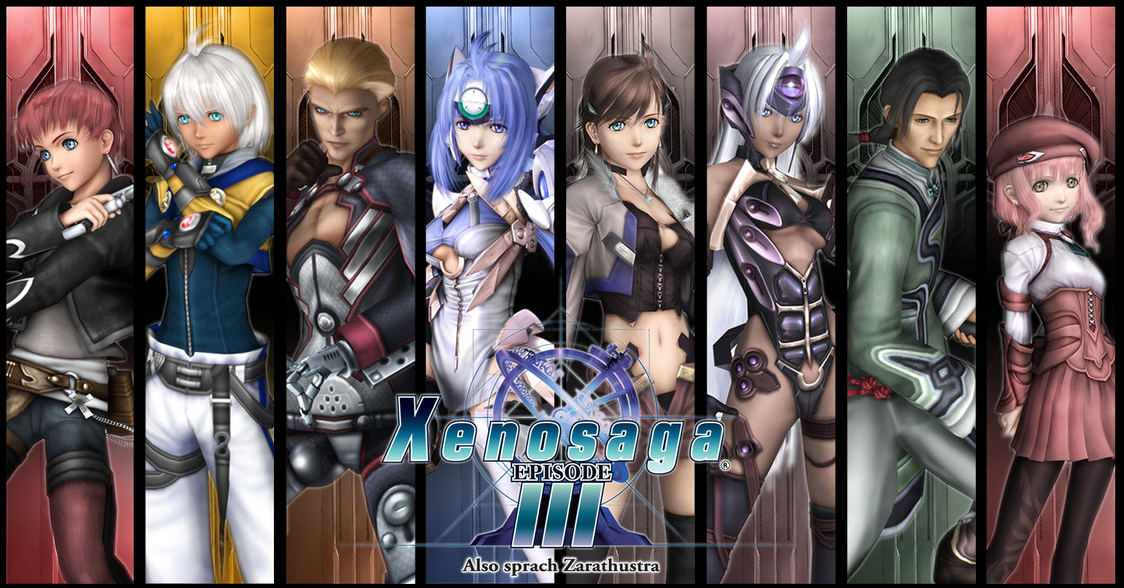 KOS-MOS as cover art for the first Xenosaga video game