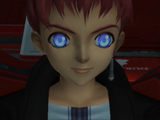 Jr.'s eyes glow as he links with the Durandal's weapons system.