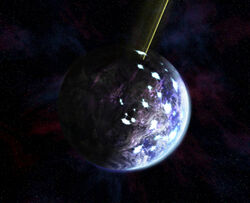 Michtam being destroyed.