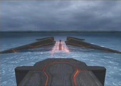 Lake Turkana as it appears in Episode I. The Zohar is rising.