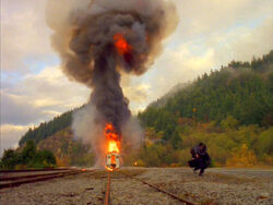 Explosion Train 731 Monstres d'utilité publique 2e partie