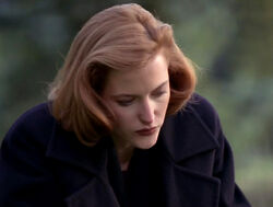 Scully deuil tombe de Melissa Scully L'Épave 2e partie