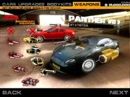 An early car select screen as well as an early Phaser GTI.