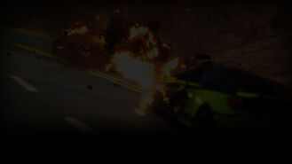 Same setting, but with an unidentified vehicle hit by missiles and projectiles is included. Found on Xform's website, file called hidden.jpg.