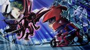 5Dx153 Yusei faces Red Nova Dragon