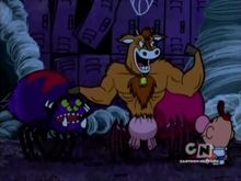 Arachnotaur explaining to Billy.jpg