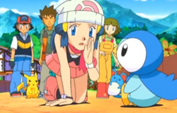 pikachu, dawn, ash ketchum, piplup, and jessie (pokemon and 2 more) drawn  by hainchu