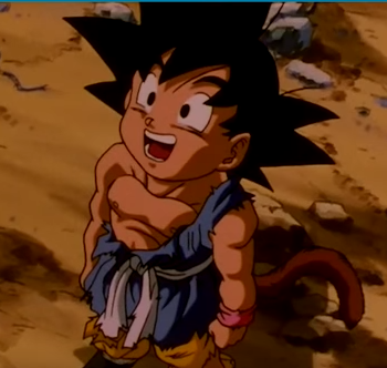 Kid Goku GT Clothes Damaged