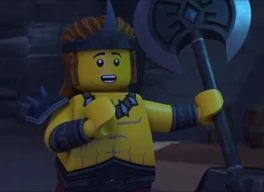 Korgran talking to Cole (S13E09)