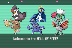 Deeez Nutz on X: So thats me beaten pokémon fire red heres my hall of fame  victory team. Emerald next I think. #pokemonhalloffame   / X