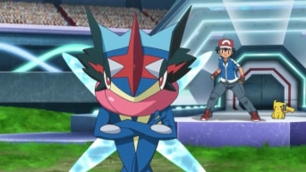 Ash greninja shiny form