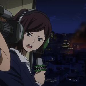 Female Reporter My Hero Academia Xianb Wiki Fandom A tall young man presumably in his twenties to thirties, with short neat black hair. female reporter my hero academia