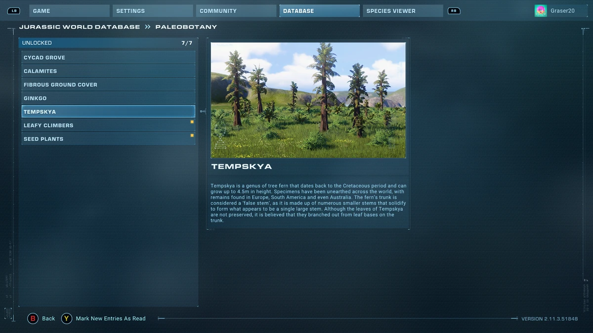Tempskya Animated Character Database - 1200