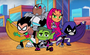 TeenTitansMoviePose