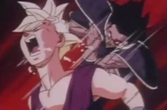 turles smacks teen gohan neck make him gag