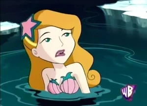 Dyris w postaci syreny.