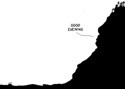 ...and he's wearing a funny hat