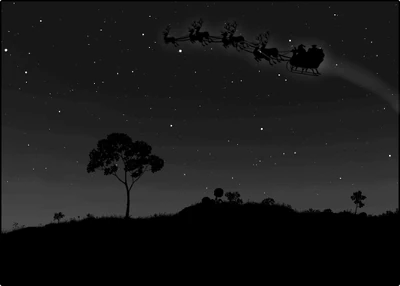 Christmas Eve!? Maybe it wasn't a meteor we saw earlier...