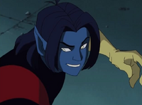 Nightcrawler after defeating Blob