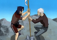 Kurt and Pietro fight over flag