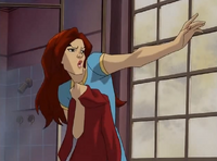 Jean uses her telekinesis on door