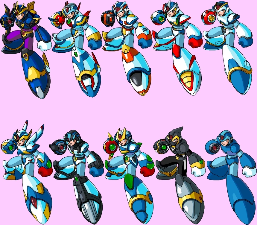 megaman x armadura neutral