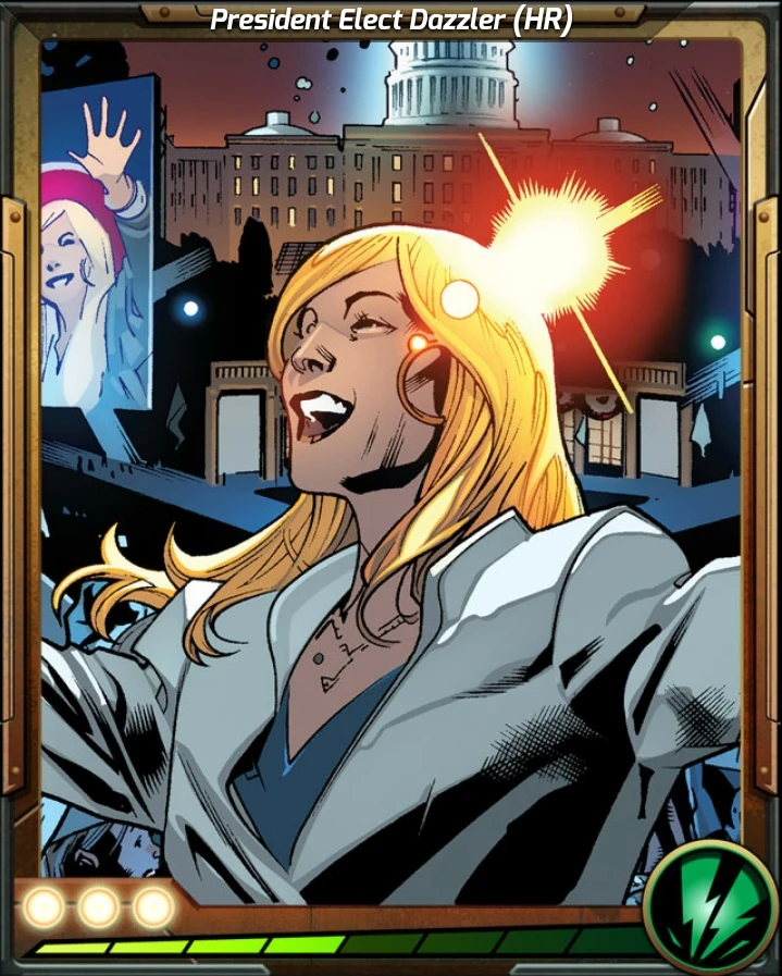President Elect Dazzler XMen Battle Of The Atom Mobile Game Wiki