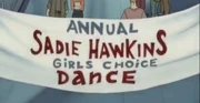 Sadie Hawkins Dance banner