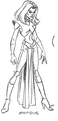 Early Drawing- Mystique