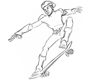 DrawEvan- skate