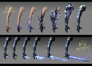 Magik's Arm Concept Art