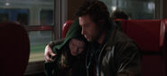 Logan and Rogue on a bus ride