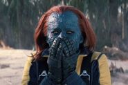 Mystique shocked after Charles gets shot