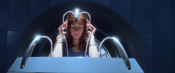 Jean using Cerebro to locate Marie