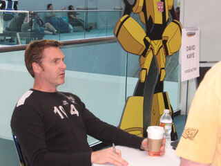 David Kaye at an autograph session at Botcon 2008 in Cincinnati, Ohio