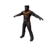 Wolverine's character model from X-Men: The Official Game.