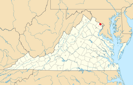USA Virginia location map