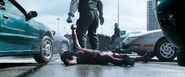 Deadpool Dragged By Colossus