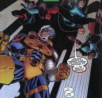 Askani Cult attacks an intruder.