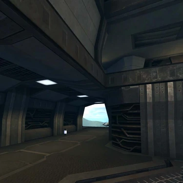 Crylink corner- possible to trap an opponent by shooting the doorway directly in front of Crylink, or the exit above.