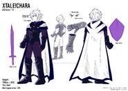 The official reference sheet of X!Chara's adult form